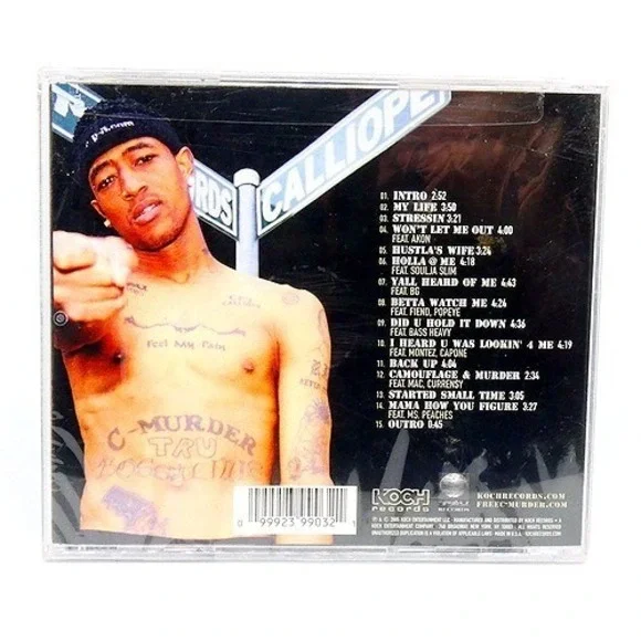 Truest $#!@ I Ever Said Chopped & Screwed Version by C-Murder CD 2005 NEW RARE c - Picture 2 of 2